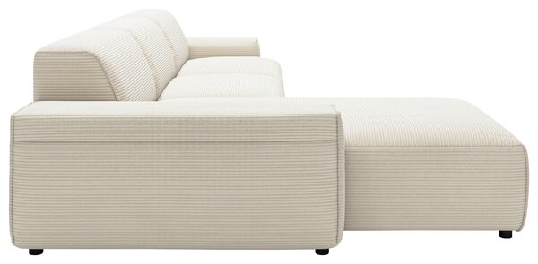 ROHOVÁ SEDAČKA, textil, prírodná farba Livetastic - Sedačky, Online Only