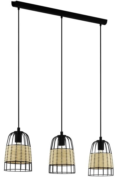 Eglo 43313 - Luster na lanku ANWICK 3xE27/40W/230V