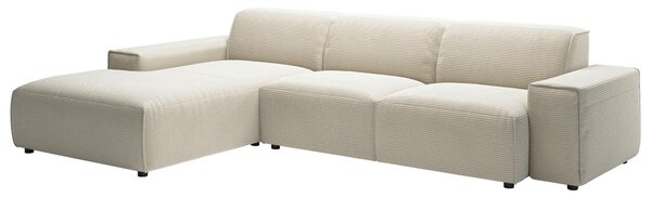 ROHOVÁ SEDAČKA, textil, prírodná farba Livetastic - Sedačky, Online Only