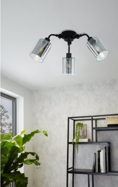 Eglo 43308 - Prisadený luster FORESTBURG 3xE27/40W/230V