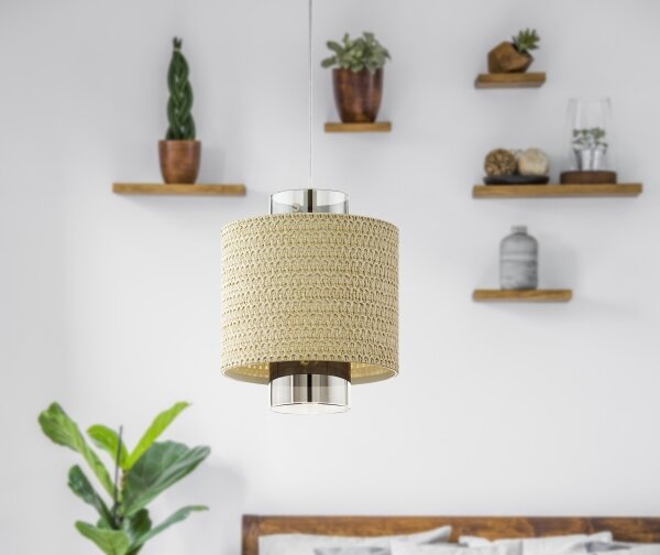 Eglo 43393 - Luster na lanku MEDIOUNA 1xE27/40W/230V