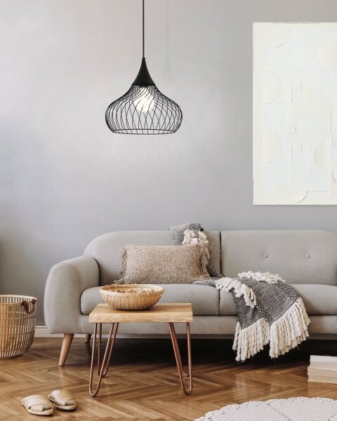 Eglo 43344 - Luster na lanku STAVERTON 1xE27/60W/230V