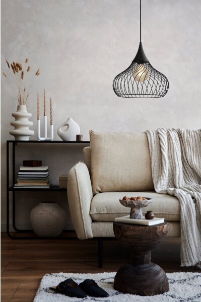 Eglo 43344 - Luster na lanku STAVERTON 1xE27/60W/230V