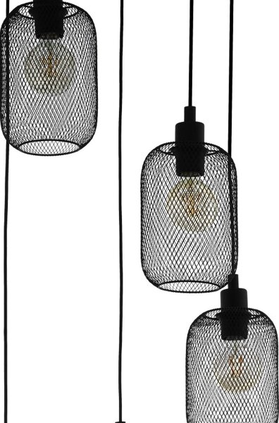 Eglo 43334 - Luster na lanku WRINGTON 5xE27/60W/230V