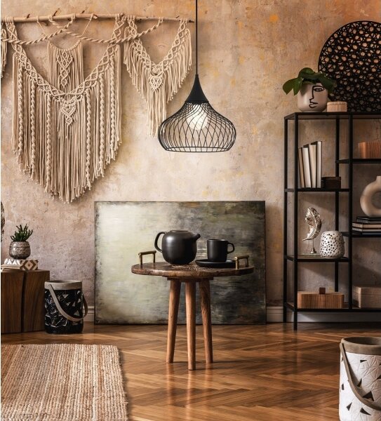 Eglo 43344 - Luster na lanku STAVERTON 1xE27/60W/230V