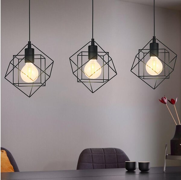 Eglo 43361 - Luster na lanku STRAITON 3xE27/60W/230V