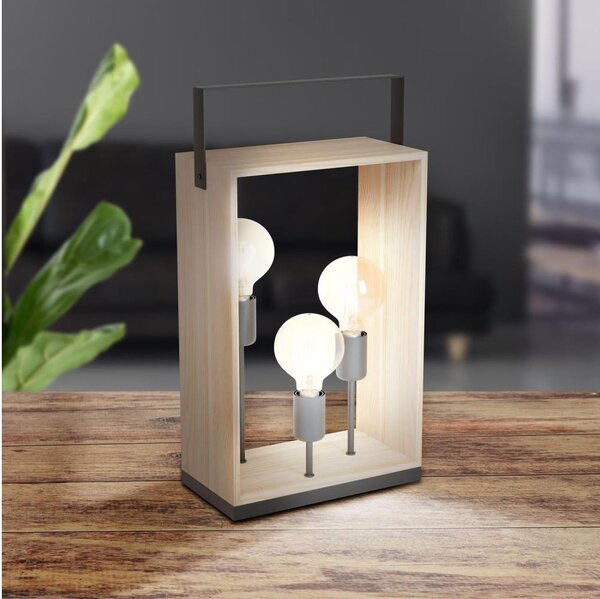 Eglo 43416 - Stolná lampa FAMBOROUGH 3xE27/40W/230V