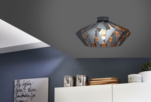Eglo 43399 - Stropné svietidlo CARLTON 6 1xE27/60W/230V