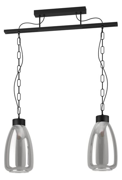 Eglo 43395 - Luster na reťazi BRICKFIELD 2xE27/40W/230V