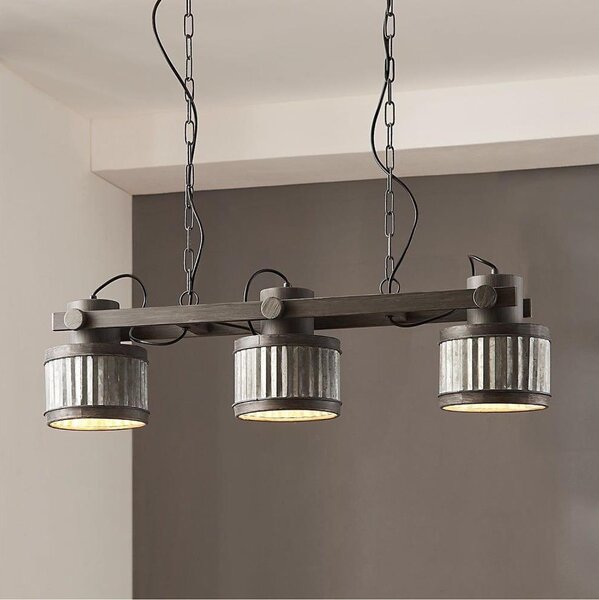 Eglo 43447 - Luster na reťazi TURROCK 3xE27/28W/230V