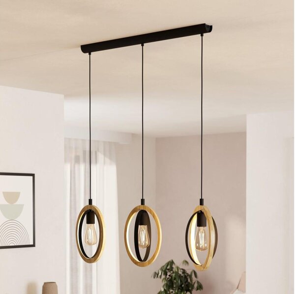 Eglo 43462 - Luster na lanku BASILDON 3xE27/40W/230V