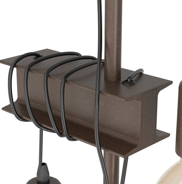 Eglo 43526 - Stojacia lampa TOWNSHEND 2xE27/10W/230V