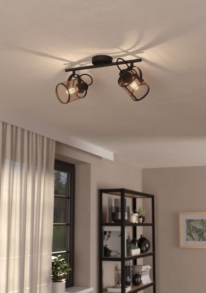 Eglo 43532 - Stropné bodové svietidlo DELLOW 2xE27/40W/230V
