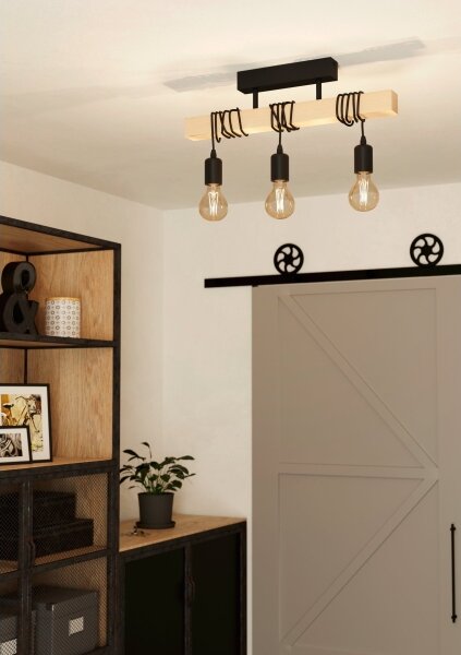 Eglo 43511 - Prisadený luster TOWNSHEND 3xE27/60W/230V