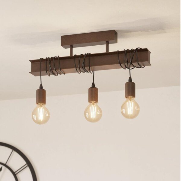 Eglo 43522 - Prisadený luster TOWNSHEND 3xE27/60W/230V