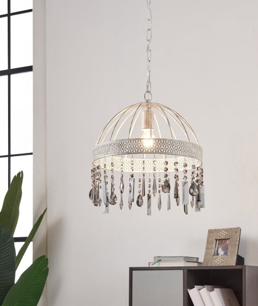 Eglo 43587 - Luster na lanku STEELEVILLE 1xE27/40W/230V