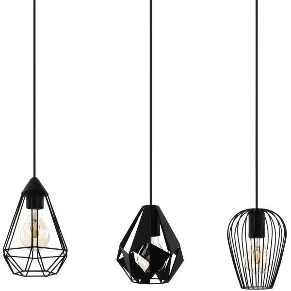 Eglo 43581 - Luster na lanku DISTAFF 3xE27/40W/230V
