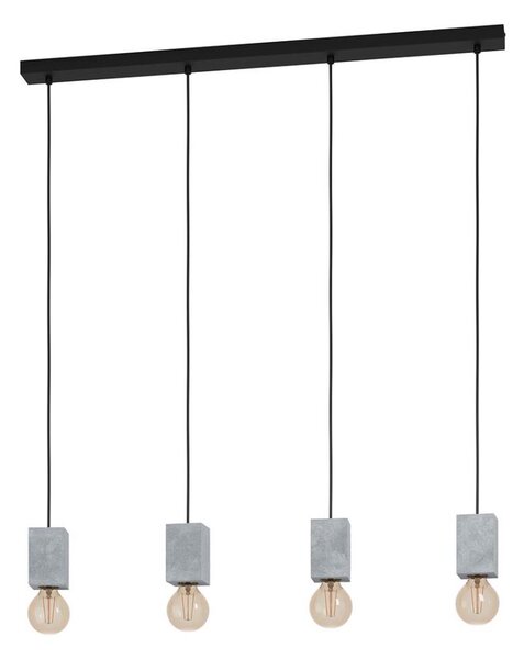 Eglo 43598 - Luster na lanku PRESTWICK 4xE27/40W/230V