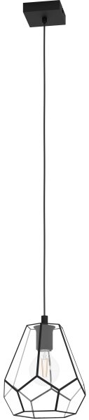 Eglo 43643 - Luster na lanku MARDYKE 1xE27/40W/230V
