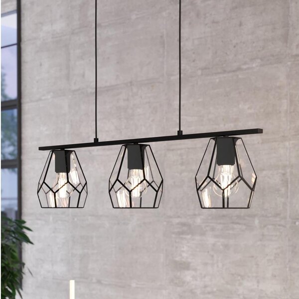 Eglo 43644 - LED luster na lankách MARDYKE 3xE27/40W/230V