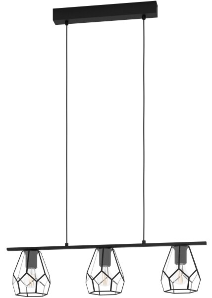 Eglo 43644 - LED luster na lankách MARDYKE 3xE27/40W/230V