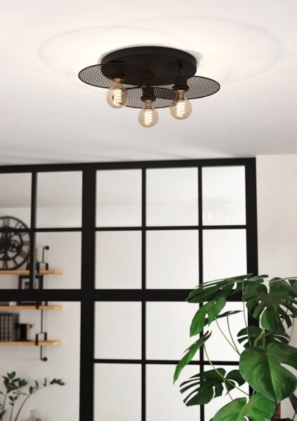 Eglo 43728 - Stropné svietidlo IKESTON 3xE27/40W/230V