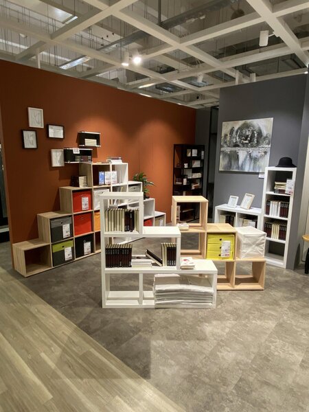 DELIACA STENA, biela, 123,9/123,9/29 cm Xora - Deliace steny