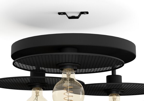 Eglo 43728 - Stropné svietidlo IKESTON 3xE27/40W/230V
