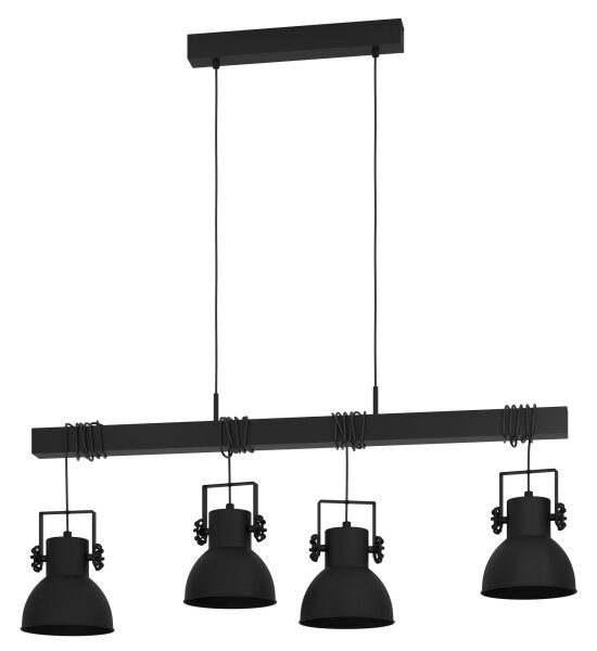 Eglo 43726 - Luster na lanku SHIREBROOK 4xE27/40W/230V
