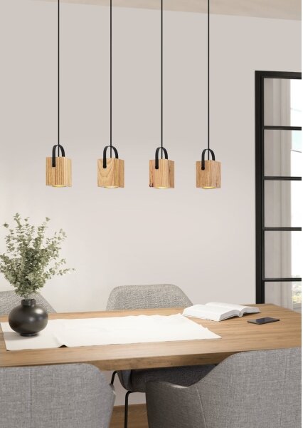 Eglo 43748 - LED Luster na lanku AYLES 4xGU10/3W/230V