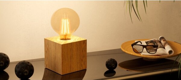 Eglo 43733 - Stolná lampa PRESTWICK 1xE27/40W/230V béžová
