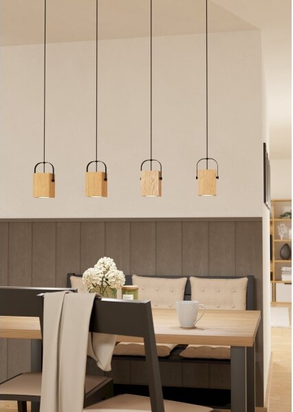 Eglo 43748 - LED Luster na lanku AYLES 4xGU10/3W/230V