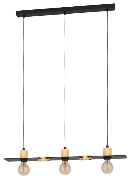 Eglo 43752 - Luster na lanku BRAMERTON 3xE27/40W/230V