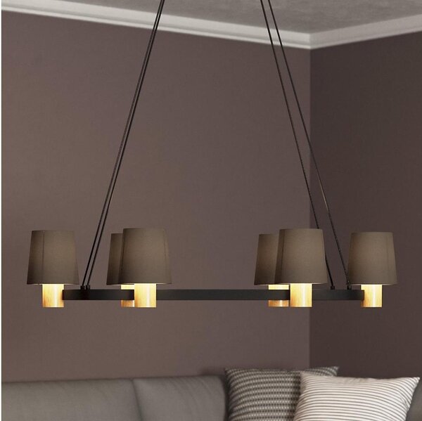 Eglo 43782 - Luster na lanku EDALE 6xE27/40W/230V