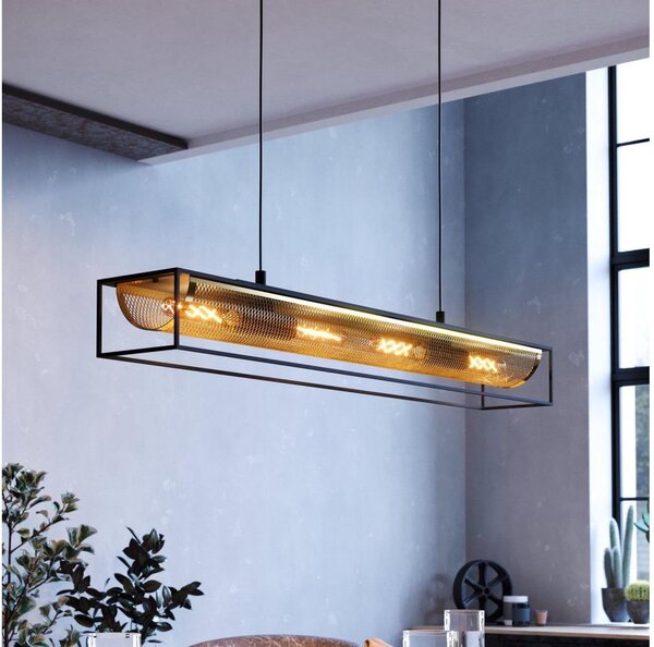 Eglo 43788 - Luster na lanku NOHALES 4xE27/40W/230V