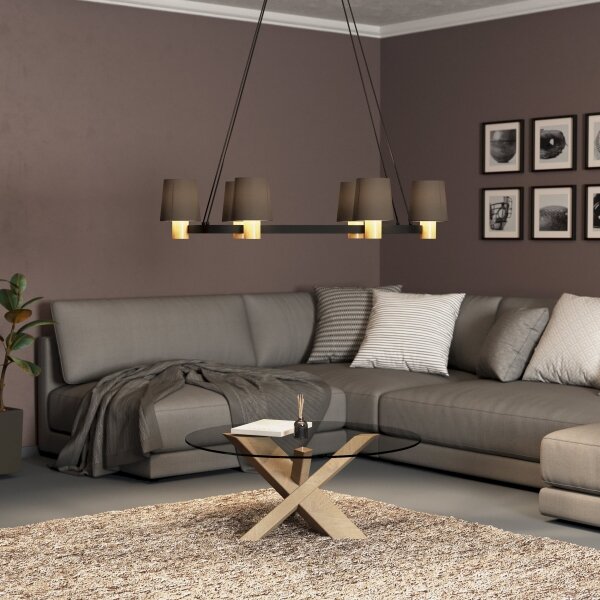 Eglo 43782 - Luster na lanku EDALE 6xE27/40W/230V
