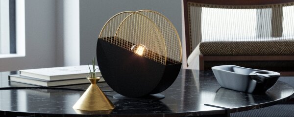 Eglo 43813 - Stolná lampa MUMBLES 1xE27/40W/230V