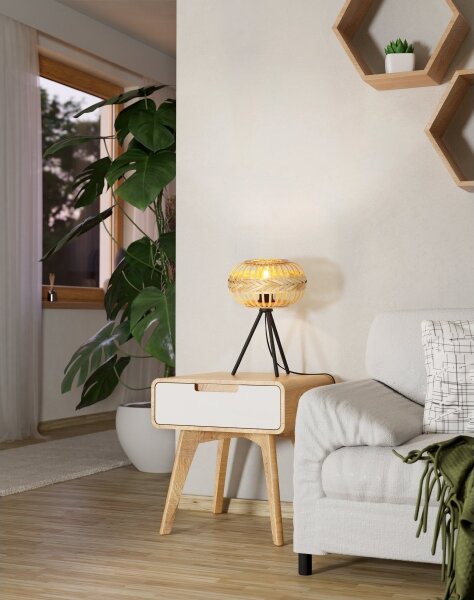 Eglo 43865 - Stolná lampa AMSFIELD 1xE27/40W/230V