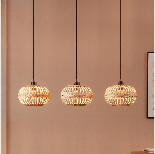 Eglo 43863 - Luster na lanku AMSFIELD 3xE27/40W/230V