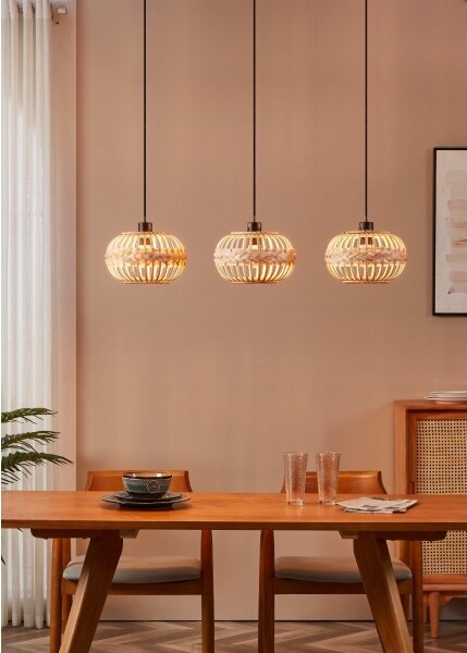 Eglo 43863 - Luster na lanku AMSFIELD 3xE27/40W/230V