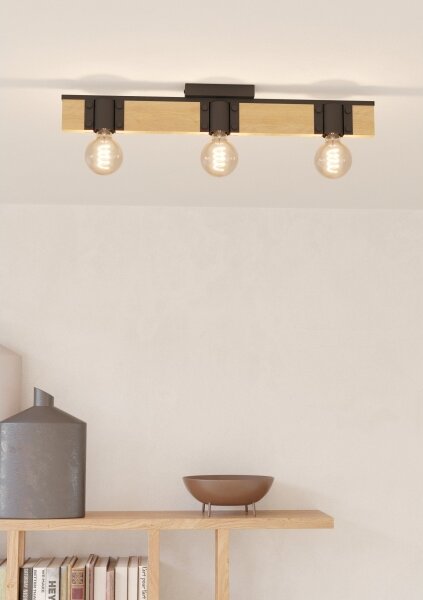 Eglo 43901 - Stropné svietidlo BAILRIGG 3xE27/40W/230V