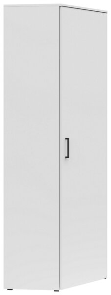 ROHOVÁ SKRIŇA, biela, 71,5/195/71,5 cm Carryhome - Skrine
