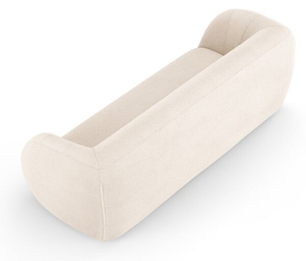 Krémová pohovka z textílie buklé 230 cm Essen – Cosmopolitan Design