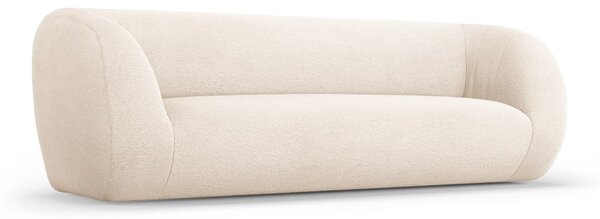 Krémová pohovka z textílie buklé 230 cm Essen – Cosmopolitan Design