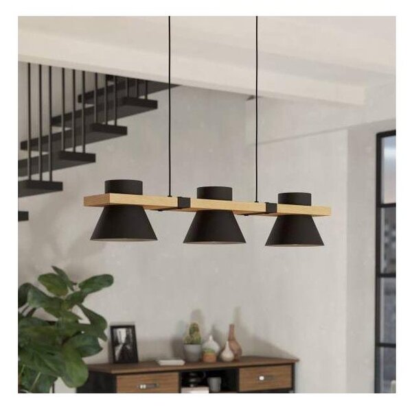 Eglo 43956 - Luster na lanku MACCLES 3xE27/15W/230V