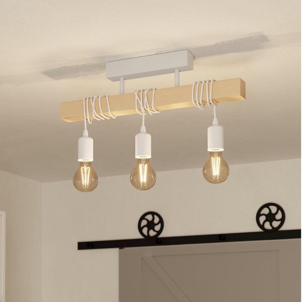 Eglo 44082 - Prisadený luster TOWNSHEND 3xE27/60W/230V