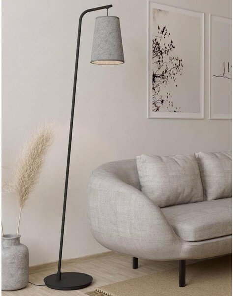 Eglo 43987 - Stojacia lampa ALSAGER 1xE27/40W/230V šedá