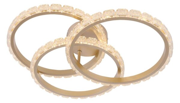 JUST LIGHT. 14734-60 - LED Stropné svietidlo GLITRA LED/37W/230V pr. 50 cm zlaté