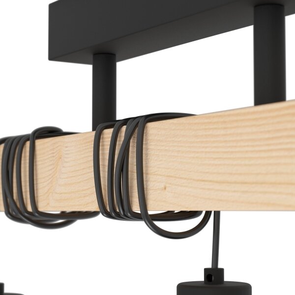 Eglo 44074 - Prisadený luster TOWNSHEND 3xE27/60W/230V
