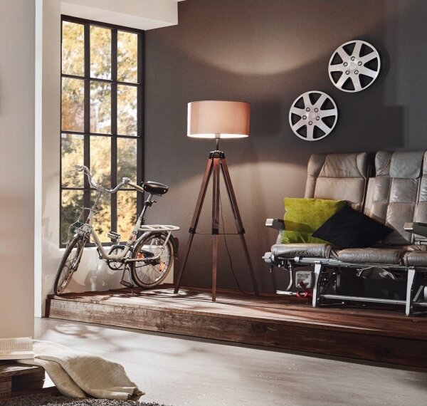 Eglo 94326 - Stojaca lampa LANTADA 1xE27/60W/230V